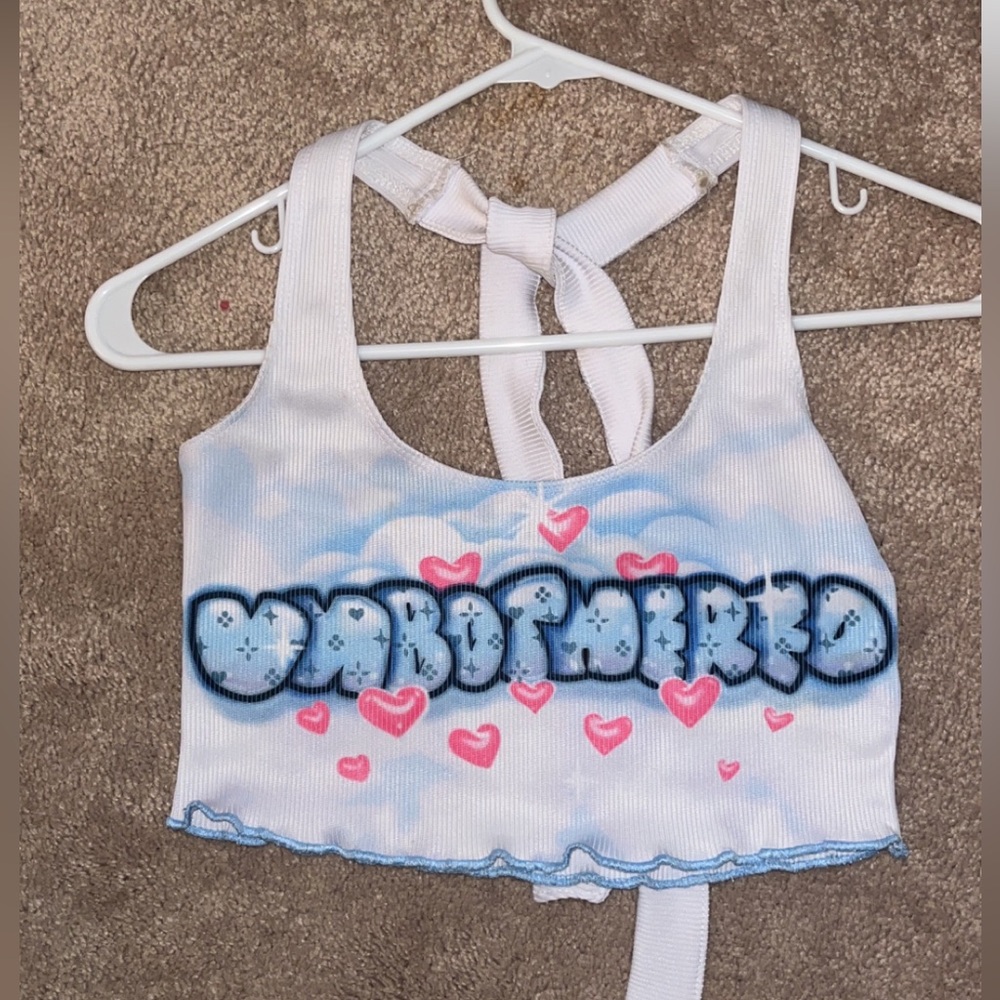 Jaded London unbothered tank top